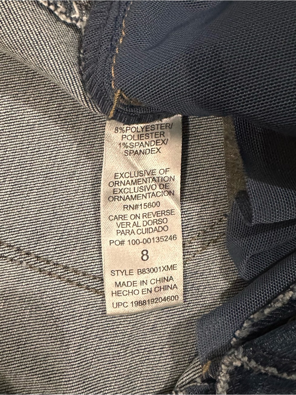Democracy Ab Solution Jeans Medium Wash Stretch Denim Size 8 - Picture 6 of 7